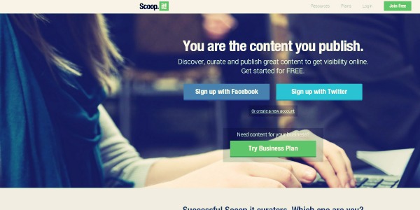 Content Discovery Tools - Scoopit
