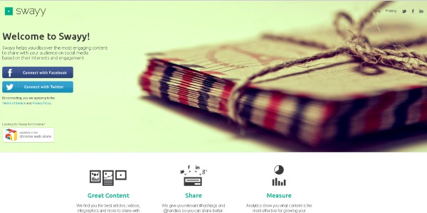 Content Discovery Tools - Swayy