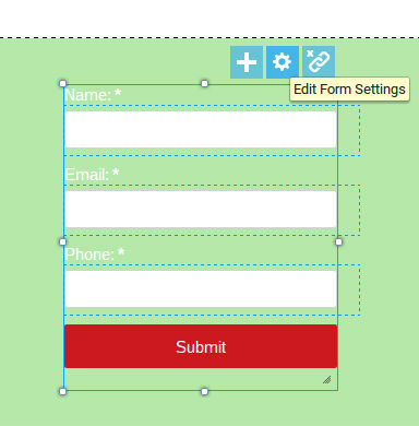 When you elect to edit a form from settings, you can change the tabbing navigation of your form with ease. 